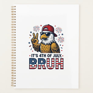 Lustiges 4. Juli-Adler-Bruh-patriotisches Shirt-De Planer