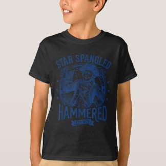Lustiges 4. Juli Biertrinken - Sternförmig T-Shirt