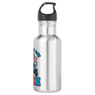 Lustiges 4. Juli Dinosaurier Monster Truck Shirt_1 Edelstahlflasche