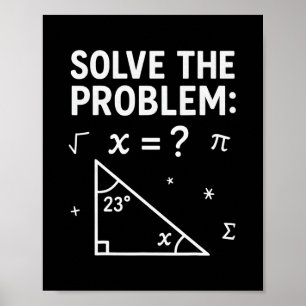 Lustiges 67 Mathe-Meme Löse das Problem Lehrer Für Poster