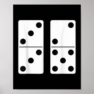 Lustiges 67 Meme Domino Sucht Spiel Six Seven Gen Poster