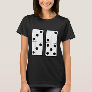 Lustiges 67 Meme Domino-Süchtiger Spiel Sechs Sieb T-Shirt