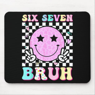 Lustiges 67 Meme Glückliches Gesicht 6-7 Jungen Ki Mousepad