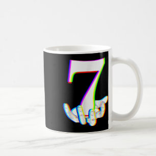 Lustiges 67 Sechs Sieben Meme-Paar passendes Hallo Kaffeetasse