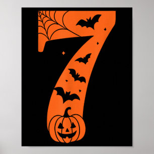 Lustiges 67 Sechs Sieben Paar passendes Halloween- Poster