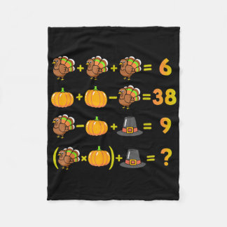 Lustiges 67 Sechs Sieben Thanksgiving-Mathematik-L Fleecedecke