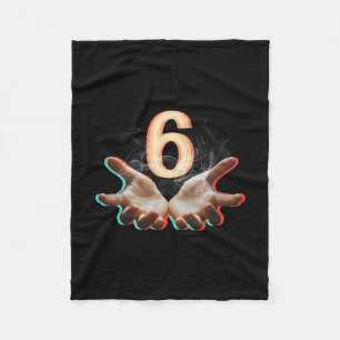 Lustiges 67 Six Seven Meme-Paar passend Halloween Fleecedecke