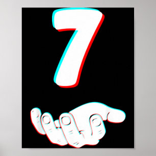 Lustiges 67 Six Seven Meme-Paar passend Halloween Poster