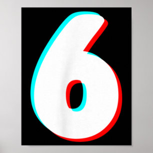 Lustiges 67 Six Seven Meme-Paar passend Halloween Poster