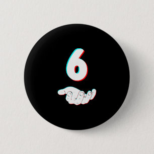 Lustiges 67 Six Seven Meme Paar passendes Hallowee Button