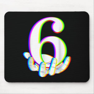 Lustiges 67 Six Seven Meme Paar passendes Hallowee Mousepad