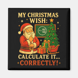 Lustiges 67 T-Shirt Weihnachten Mathe 67 Meme – 6  Magnet