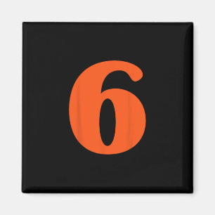 Lustiges 6 7 passendes Halloween faules Kostüm 67 Magnet