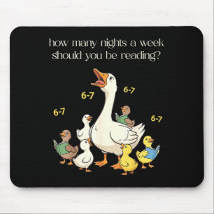 Lustiges 6 7 Sechs Sieben Lesen Für Lehrer Kinder Mousepad