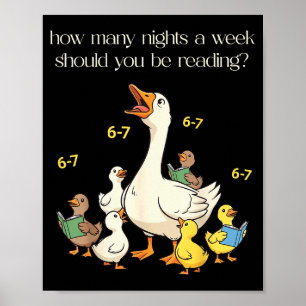 Lustiges 6 7 Sechs Sieben Lesen Für Lehrer Kinder Poster