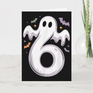 Lustiges 6 Geister Meme Halloween Kostüm passendes Karte