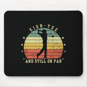 Lustiges 80. Geburtstags-Golf-Liebhaber Achtzig Un Mousepad