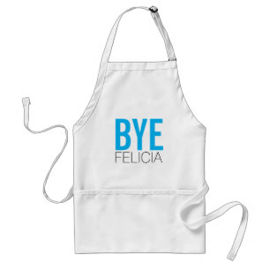 Lustiges ABGELEGENES Felicia im Blau Schürze