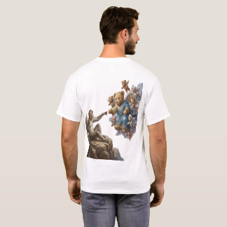 Lustiges Affen-Schöpfung Adams Parodie T-Shirt