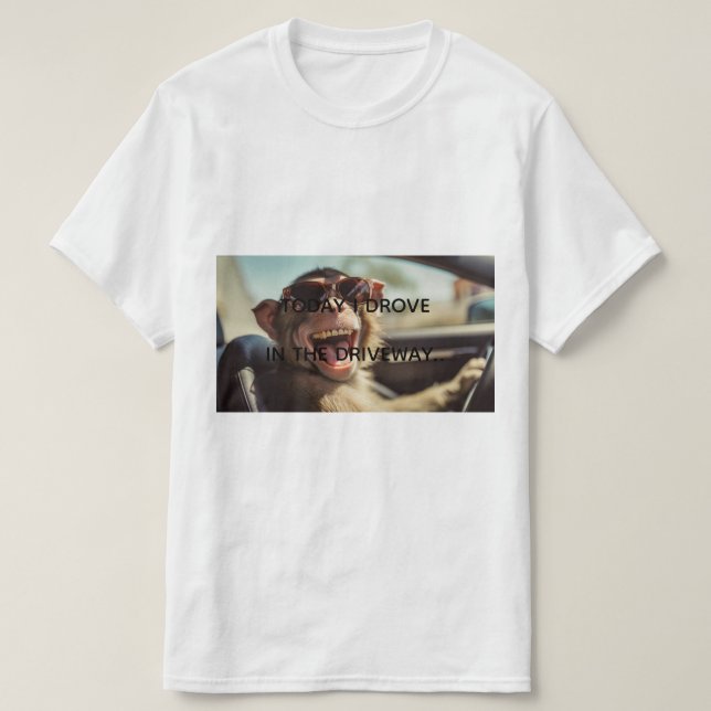 Lustiges Affen T-Shirt (Design vorne)