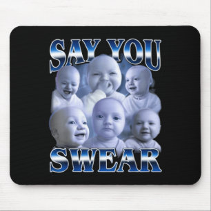 Lustiges Ai Baby Meme Fluch Meme Mousepad