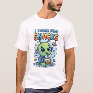 Lustiges Alien-Bubble-T-Shirt – Süßes Alien  T-Shirt