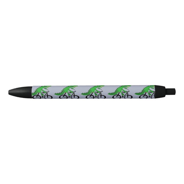 Lustiges Alligatorreitfahrrad Kugelschreiber (Vorderseite)