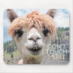 Lustiges Alpaka-Lama tun nicht Touch, die ich Mousepad