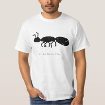 Lustiges Ameisen T-Shirt - Schlecht gezeichnetes G