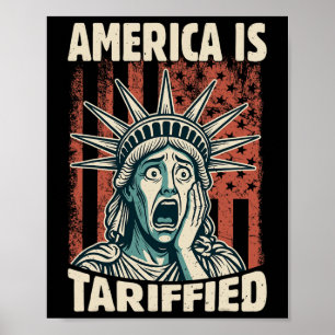 Lustiges Amerika ist so verzollt Trump Zölle Meme  Poster