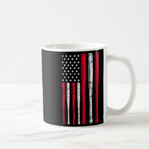 Lustiges Amerikanisches Flagge Baseball-Team Premi Kaffeetasse