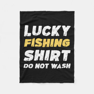 Lustiges Angel-Shirt Glücksshirt zum Angeln Nicht  Fleecedecke