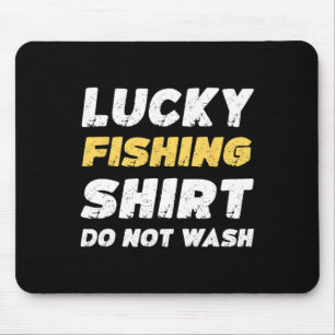 Lustiges Angel-Shirt Glücksshirt zum Angeln Nicht  Mousepad
