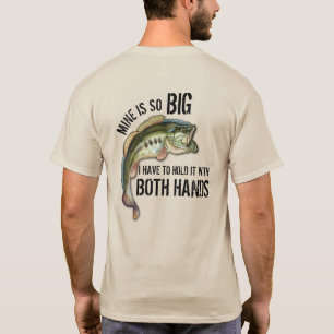 Lustiges Angel-Shirt mit großem Bass T-Shirt