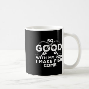 Lustiges Angeldesign für Männer Frauen Angler Fisc Kaffeetasse