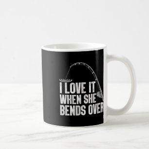 Lustiges Angeldesign für Männer Frauen Angler Fish Kaffeetasse