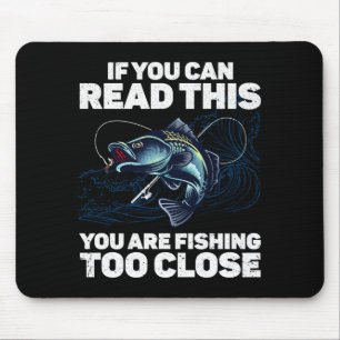 Lustiges Angeldesign für Männer Frauen Kinder Fisc Mousepad