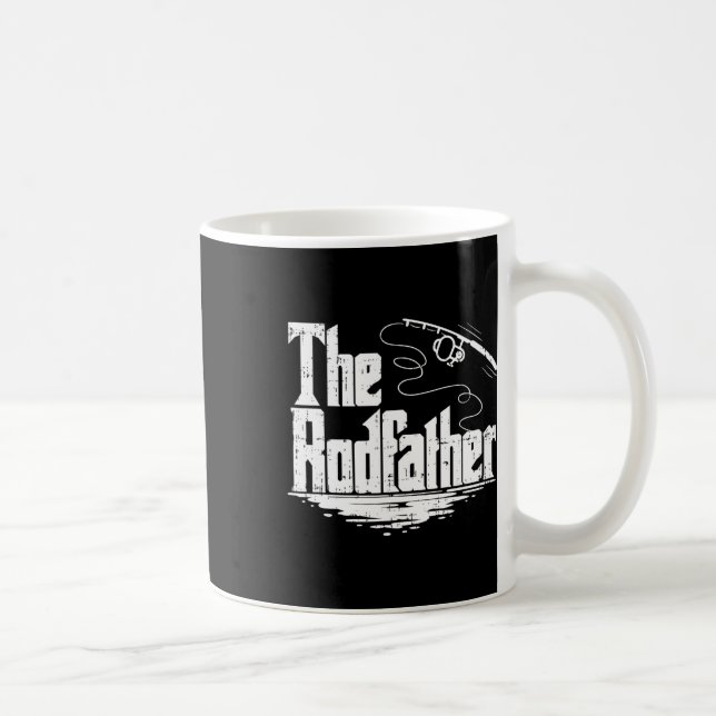 Lustiges Angelgeschenk The Rodfather  Kaffeetasse (Rechts)