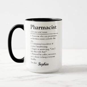 Lustiges Apotheker-Definitions-Würdigungszitat Tasse