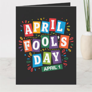 Lustiges Aprilscherz-Kit Dankeskarte