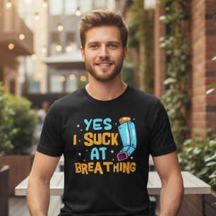 Lustiges Asthma-Bewusstsein Tri-Blend Shirt