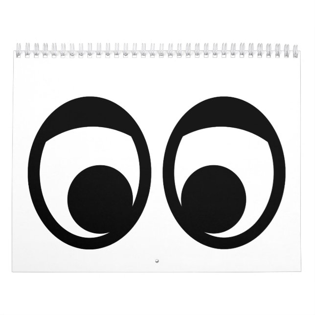 Lustiges Augengesicht Kalender (Titelbild)