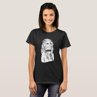 Lustiges ausdrucksstarkes Skizzen-Karikatur-T-Shir T-Shirt