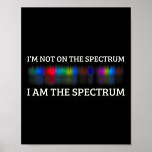 Lustiges Autismus-Meme Ich bin nicht auf dem Spekt Poster