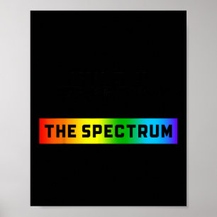 Lustiges Autismus-Meme Ich bin nicht im Spektrum, Poster