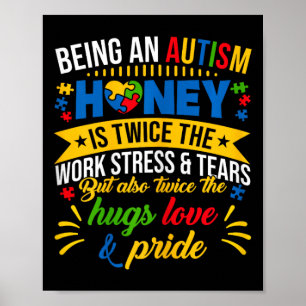 Lustiges Autismusrisiko-Shirt Ein Autismusrisiko-H Poster