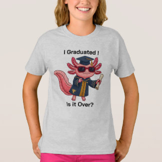 Lustiges Axolotl-Abschluss-ist-es-vorbei-T-Shirt-G T-Shirt