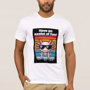 Lustiges Axolotl des Spaßes T-Shirt - Axolotl Läch