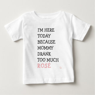Lustiges Baby-Ballettröckchen - Mama trank zu viel Baby T-shirt