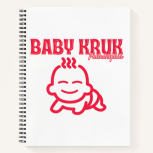 Lustiges Baby Kruk Philadelphia Premium  Notizbuch
